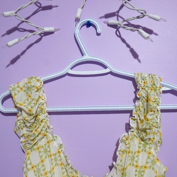 yellow summer dress / urban outfitters - Picture 4 of 5